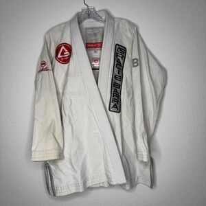 Gracie Barra Equipe GB Edition Jiu Jitsu BJJ Gi Kimono Top Shirt White Size A2